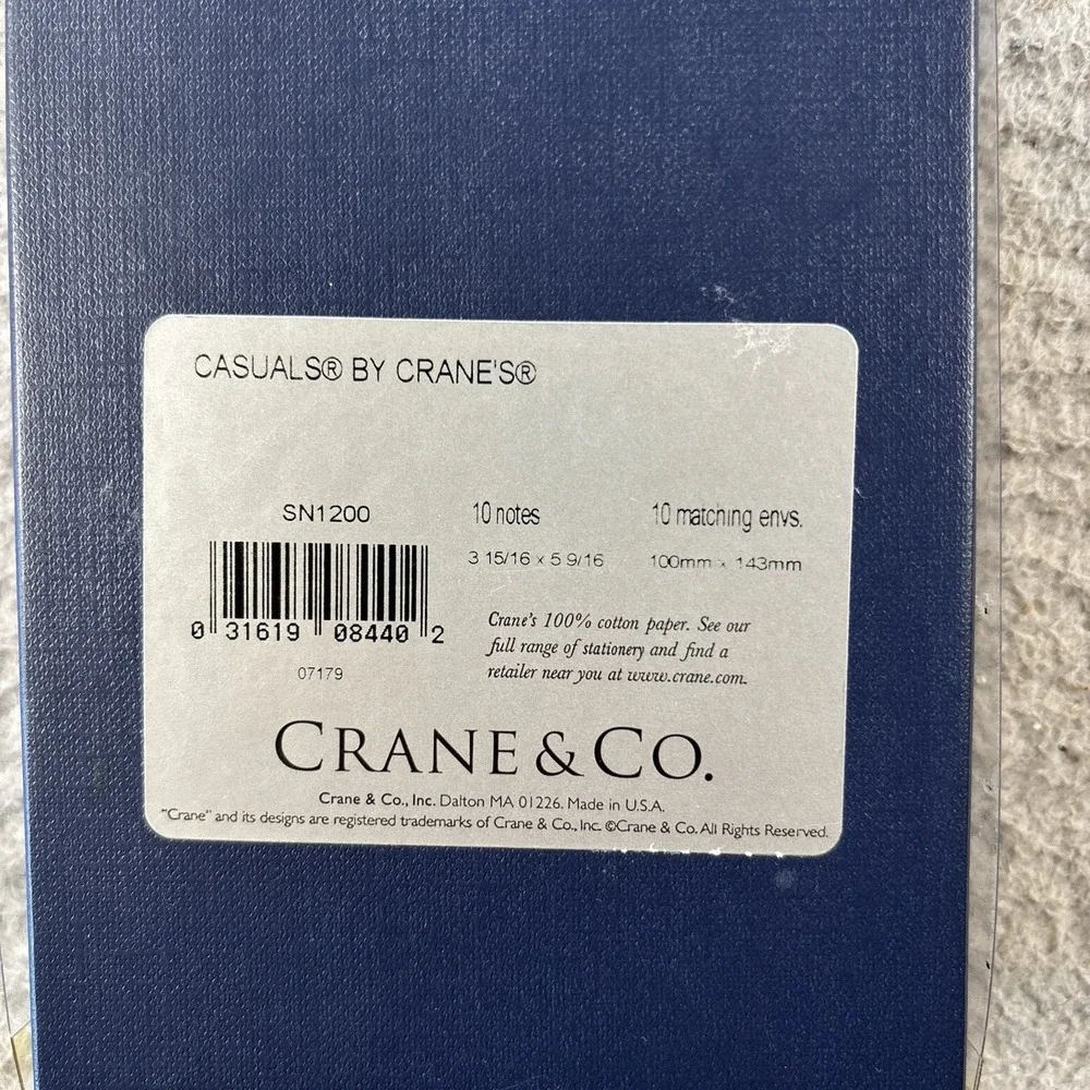 9 Crane & Co Cat and Mouse Blank Note Cards & Envelopes